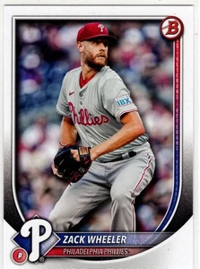 2025 Topps Bowman Baseball Zack Wheeler No. 45 Philadelphia Phillies - Bild 1 von 2