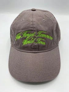 The Forget Tomorrow World Tour Gray Adult Adjustable Baseball Hat Cap One Size - Picture 1 of 6