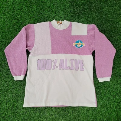 Camisa de surfista vintage años 80 Hobie 18 velero S/M 21x25 rosa blanco Foto 1 de 4
