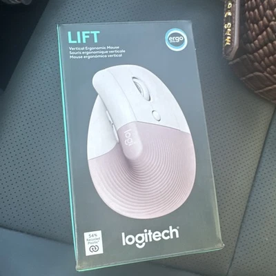 Mouse vertical inalámbrico Logitech Lift - rosa Foto 1 de 4