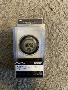 OMRON Step Counter HJ-152K-E Walking Style One Black - Picture 1 of 3