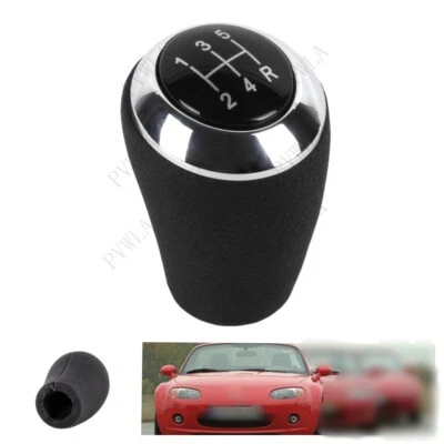 Bota de perilla de cambio de marchas de 5 velocidades 60 mm * 60 mm * 100 mm apta para Mazda MX-5 NC Foto 1 de 4
