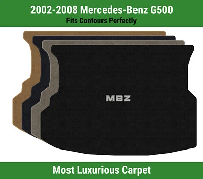 Alfombra de carga Lloyd Luxe para Mercedes-Benz G500 2002-2008 con logotipo de apliques MBZ Foto 1 de 4