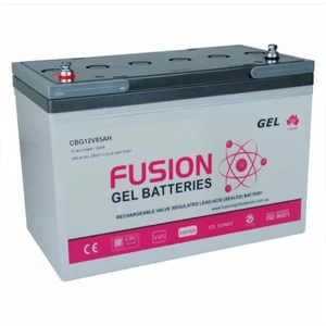 CBG12V85AH 12V Gel Battery CARAVAN MARINE SOLAR MOBILITY SCOOTER DEEP CYCLE N70Z - Picture 1 of 3