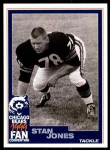 1999 Chicago Bears Fan Convention Stan Jones HOF TRÈS RARE Maryland Terrapins - Photo 1 sur 3