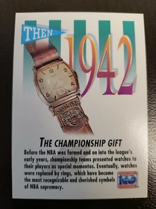 1991 1992 Skybox Championship Gift THEN AND NOW card #528 - Picture 1 of 2