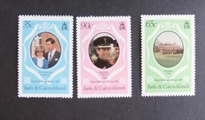 Turcas y Caicos 1981 boda real montada como nueva - Imagen 1 de 1