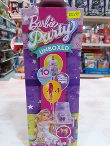 Barbie Party Unboxed - Birthday Bows JFG70 BARBIE - X54625 - Foto 1 di 5