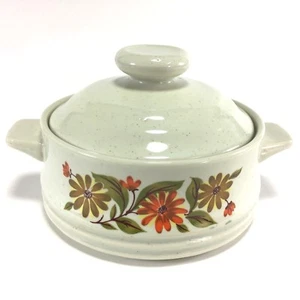 Vintage Capri Bake Serve N Store Stoneware Individual Casserole With Lid Japan - Picture 1 of 7