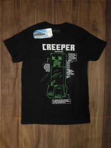NWT Minecraft Creeper Men's Short Sleeve Shirt Size Small - Picture 1 of 1