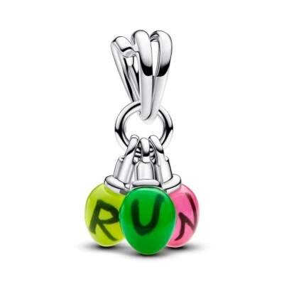 PANDORA Stranger Things Im Dunkeln Leuchtender Run Charm-Anhänger 793568C01 - Bild 1 von 4