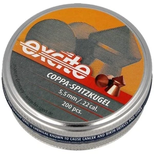 H&N Excite Coppa-Spitzkugel  pellets .22 cal. 5.5 mm 5.50 mm 200pcs 1.04g 16.05 - Picture 1 of 6