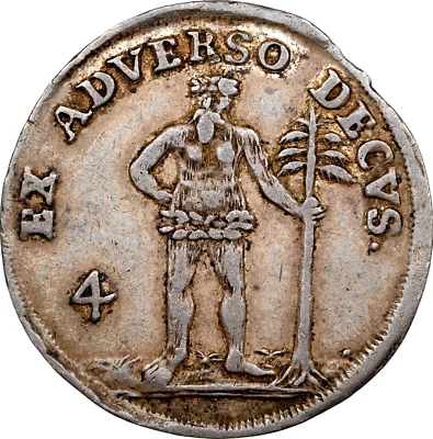 1732 IAB German States Brunswick Wolfenbuttel 4 Mariengroschen NGC XF 40 Germany - Image 1 of 3