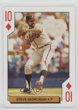 1994 US Playing Card Bicycle Atlanta Braves Box Set Steve Bedrosian #10D