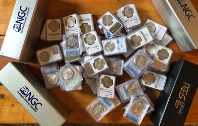 *ESTATE SALE* MINT STATE 60-65 NGC, ANACS, PCGS. 1 SLABBED UNCIRCULATED MS COIN - Image 1 of 4