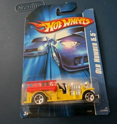 Hot Wheels 2007 All Stars Series #191/223 rojo "OLD NUMBER 5.5" - ¡Como nuevo!  Foto 1 de 3