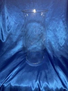11.5" GLASS HURRICANE CHIMNEY CENTERPIECE GLOBE - Picture 1 of 2