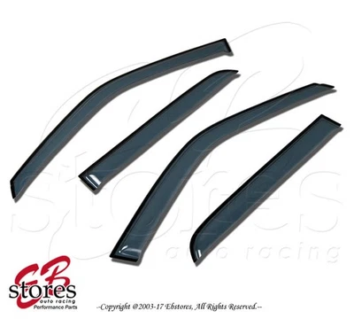 For Ford Focus Wagon 2000-2007 Outside-Mounted Ash Grey JDM Window Visors 4pcs Foto 1 de 3