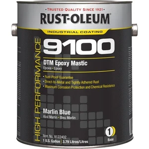 Rust-Oleum 9122402 9100 System DTM Epoxy MASTIC MARLINE BLUE Gal - Picture 1 of 1