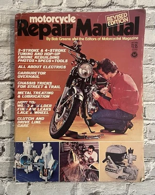 Manual de reparación de motocicletas 1973 edición revisada Peterson Publications Foto 1 de 4