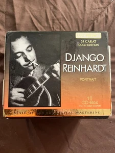 DJANGO REINHARDT 10 CD BOX SET PORTRAIT--RARE!!   EX CONDITION - Picture 1 of 3