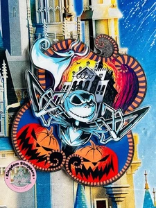2025 Disney Parks Nightmare Before Christmas Jack Skellington Zero Magnet New - Picture 1 of 2