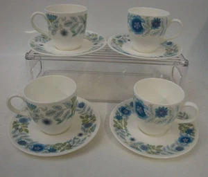 Juego de tazas y platillos de espresso Wedgwood Clementine x4 - Imagen 1 de 3