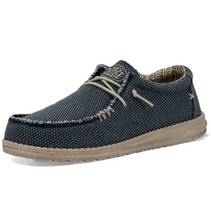 Scarpe Hey Dude Wally Braided Taglia 44 Cod 40003-4NM Blu - Foto 1 di 6