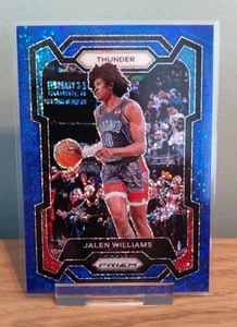 2024-25 Panini Prizm #65 Jalen Williams /144 Blue Sparkle Prizm SSP - Bild 1 von 2