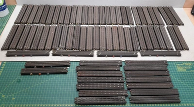 Job lot Vintage Bakelite Plastic TTR Trix Twin Railway Track STRAIGHT Rails - Image 1 of 4