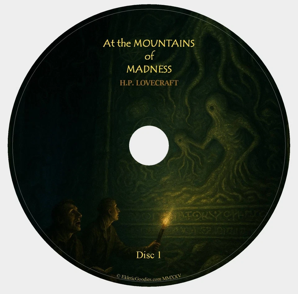 At The Mountains of Madness by H. P. LOVECRAFT 4 Audio Cds Unabridged - Image 1 of 1