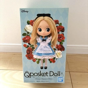 Q posket Doll Alice in Wonderland Disney Character Qposket Figure BANDAI - Picture 1 of 6