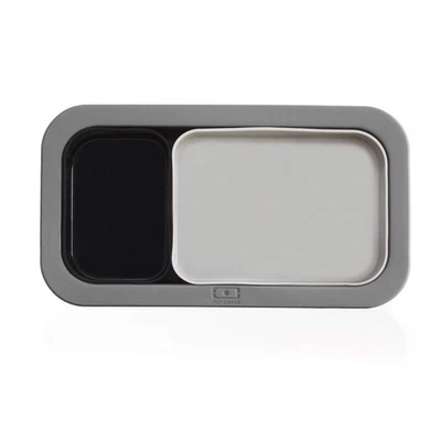 MB Silicase Cinza Preto 3 moldes de silicone para bento PACOTE ADEQUADO DE 4 - Imagem 1 de 2