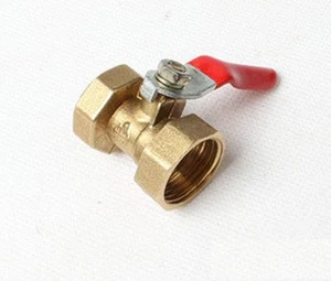 Inline Shut off Ball Valve 1/2” BSPP BSP Female Pipe Air Oil Water Brass P-#71 - Bild 1 von 1