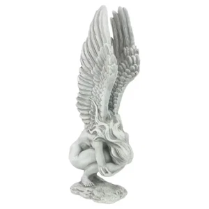 15 In. H Remembrance And Redemption Angel Medium Sculpture | Statue Figurine - Picture 1 of 12