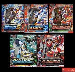 Metal Cardbot S BLUE COP-S CIELO REDBLITZ MUSCLEHYDE GIGANTREX 5-Robots set 2024 - Picture 1 of 8
