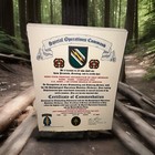 U.S. ARMY - 9TH PSYCHOLOGICAL OPERATIONS BN (ABN) - CERTIFICATE OF COMMENDATION