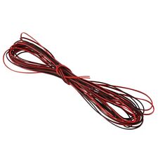 22  15m Red Black Zip Wire AWG Cable  Ground Stranded Copper Car Y4E13305