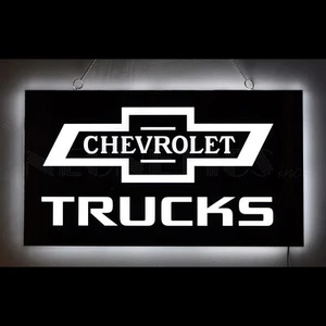 Neonetics 7LEDCT Chevy Trucks Slim Led Light Business Neon Sign 21"x12" - Picture 1 of 3