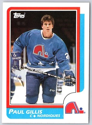 PAUL GILLIS RC 1986-87 TOPPS 86-87 NO 168 NRMINT+            39546 - Image 1 of 2