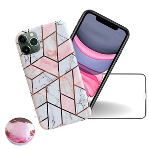 Compatible with iPhone 12 Pro Max/12 Pro/12/12 mini| Luxury Marble Design cases - Picture 1 of 84