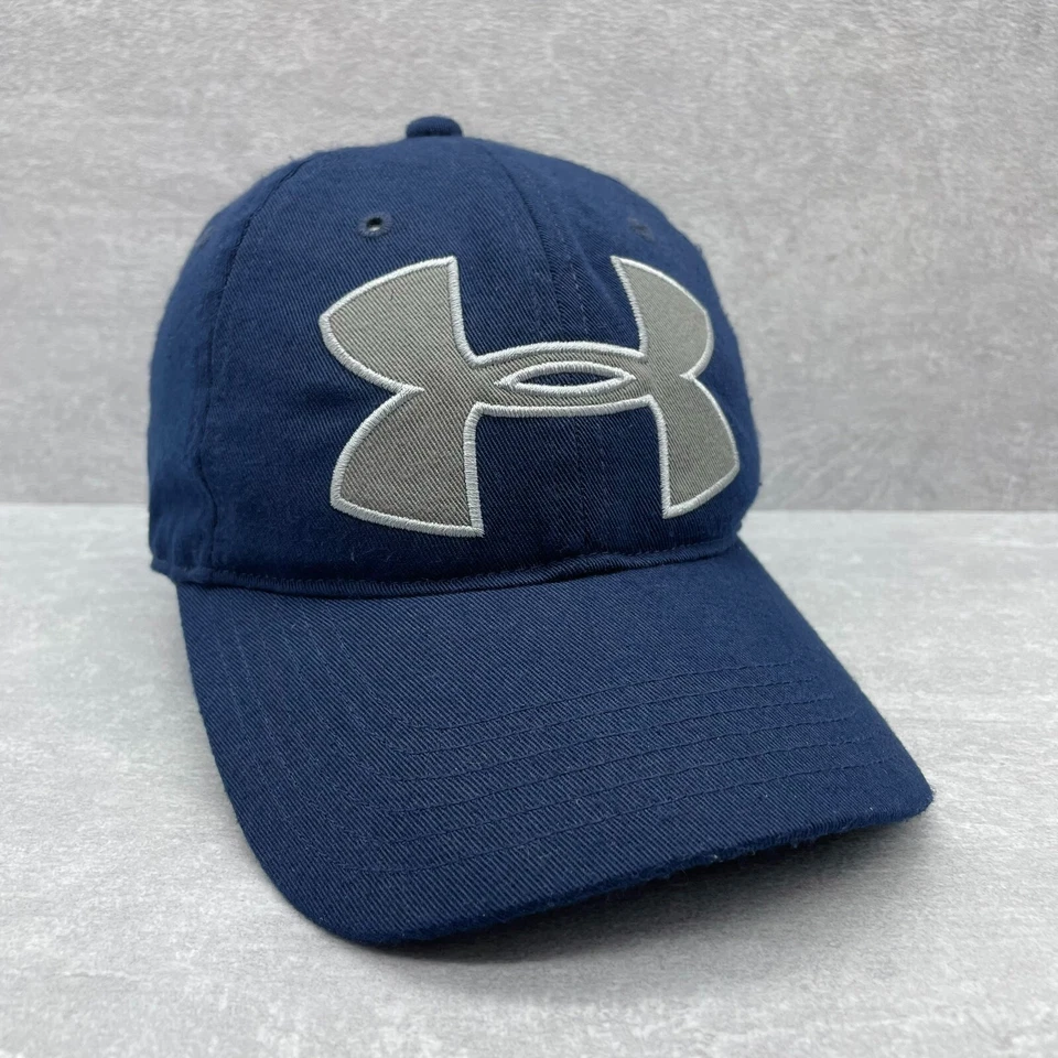 Молодежная бейсболка Under Armour бейсбольная кепка гибкая ОБЛЕГАЮЩАЯ OSFA синяя свободная посадка - Изображение 1 из 4