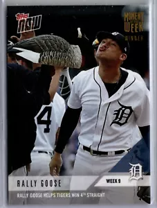 2018 Topps Now #MOW-9W Rally Goose JaCoby Jones Detroit Tigers - Picture 1 of 2