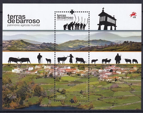 Portugal 2021 Lands of Barroso MNH Block Cover