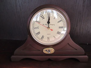 LA LOS ANGELES RAMS WOOD Mantle MANTEL Clock NEW in Box NFL Memory Company - Picture 1 of 4