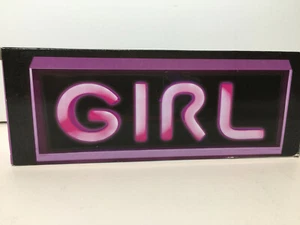 LockerMate Battery Powered Neon Light “GIRL” NEW - Picture 1 of 2