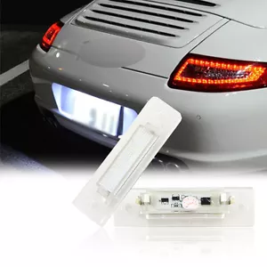2PCS White Led License Tag Light Porsche 928 968 911 964 993 996 Boxster 986 - Picture 1 of 7