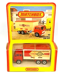 Matchbox Lesney Superfast 42 Mercedes Container Truck German "Confern", mib! - Bild 1 von 4