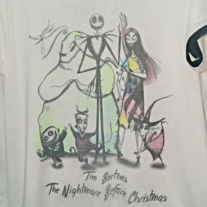 Disney Tim Burton's The Nightmare Before Christmas T Shirt Ladies' Medium - Picture 1 of 3