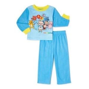 Cocomelon Baby & Toddler Unisex Flannel Blue Pajama Set 2-Piece Size 18 Months - Picture 1 of 4